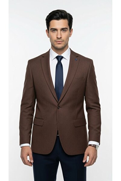 Plus Scorpion Men's Blazer Jacket Twill Woven Stretch Fabric Notch Lapel 1 Bu...