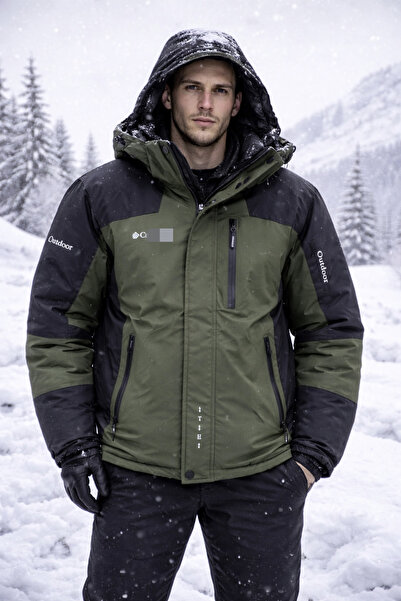 MODA Fashion Erkek Termal Mont İthal -30C Kadar Koruma Sağlar Su Geçirmez (be...