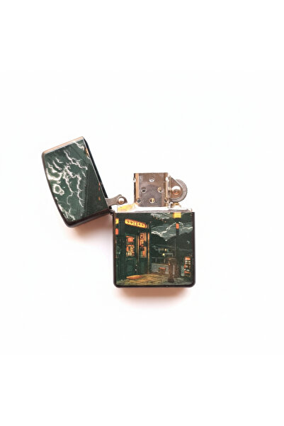 Otto Common Classic Metal Windproof Lighter - Zippo Style & Refillable 54