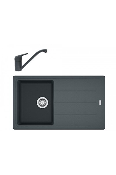 Franke Pachet chiuvetă Fragranite BFG 611-86 + baterie Novara Plus neagră