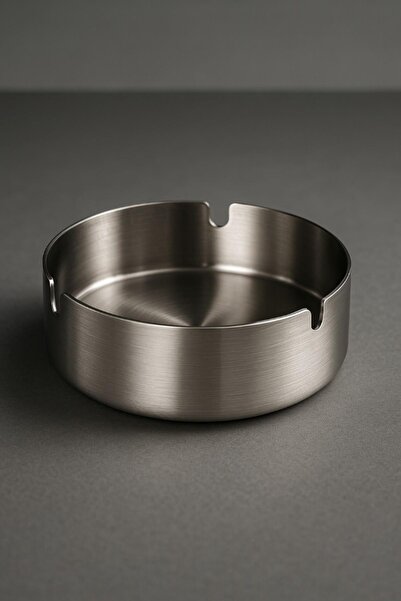 ALBETTO Stainless Steel Ashtray 10cm Thickness:1.5Mm