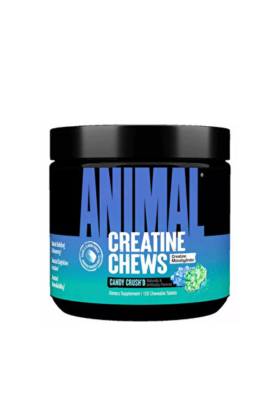 Animal حلوى الكرياتين القابلة للمضغ 120 قطعة بنكهة كاندي كراشد