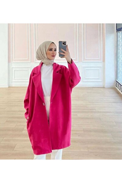 TANISA Arelis Button Detail Long Blazer Jacket Tns-4296