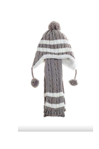 Bay Şapkacı - طقم قبعة وشال للأولاد 5555