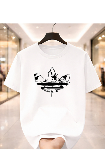 4desire.ro Tricou barbati ABSTRACT LEAF Ink, Classic Regular Fit, Bumbac 100%...