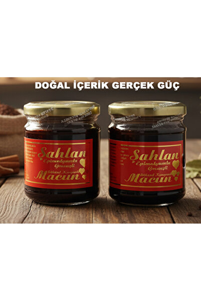 SAHLAN Bitkisel Karışımlı Ginseng Macun 240 gr x 2 Adet