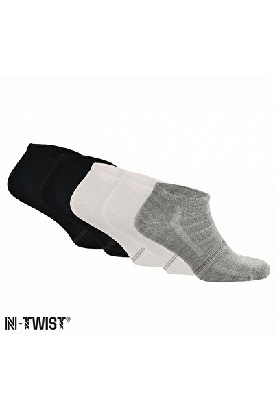 NORFOLK Fresh N-Twist Premium Bamboo and Cotton Casual Sports Socks Black/Whi...