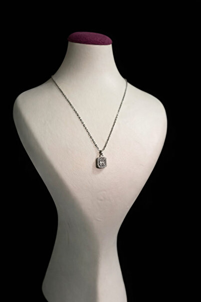 LUCE Gümüş Renk Kolye