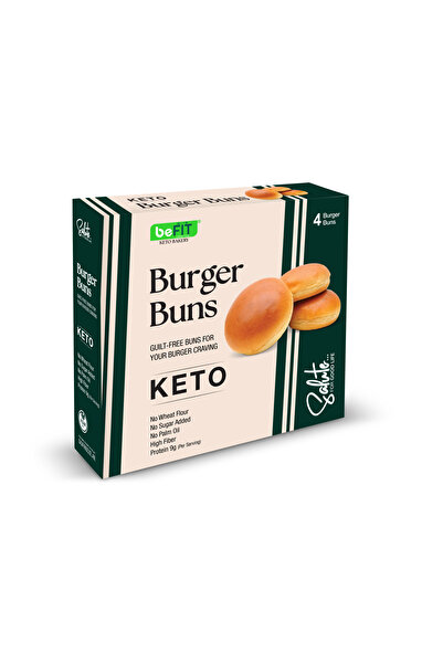 BEFIT LIFESTYLE خبز برجر كيتو من بي فيت، 4 قطع، 200 غرام