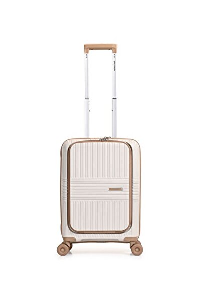 Pierre Cardin Unisex Bej Trolley 50 Cm Valiz 04pc8006-03-smp