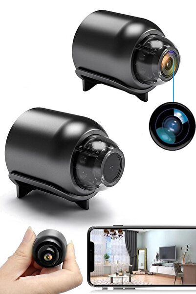 TechnoStation Mini Gizli IP Kamera WiFi HD 1080p Video İzleme Kamerası Ev Evc...