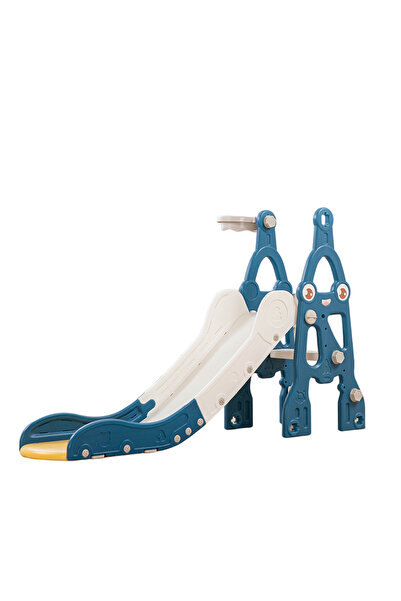 Nichiduta Garden Tobogan pentru copii Rocket Blue de interior/exterior, desig...