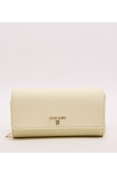 Anne Klein حقيبة كروس بقلاب مزخرفة