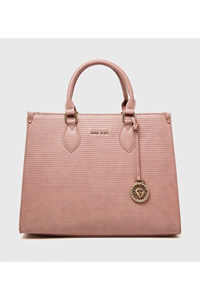 Anne Klein حقيبة كتف بسحاب بنقشة جلد التمساح