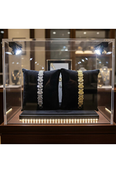 Zeina Jewelry bijoux ZEİNA VIP Işıltı Serisi Kuyumcu Model Zirkon Taşlı Bilek...