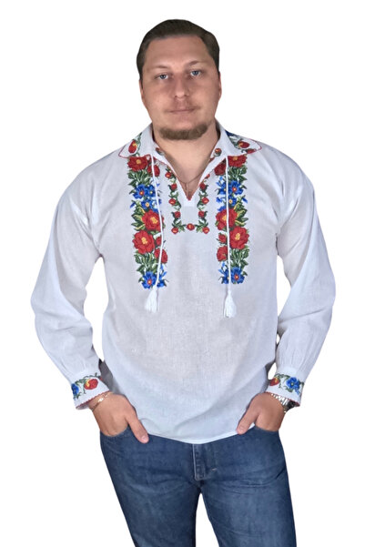 rody's forever Men's RB24 sweatshirt, off-white/yellow, size M