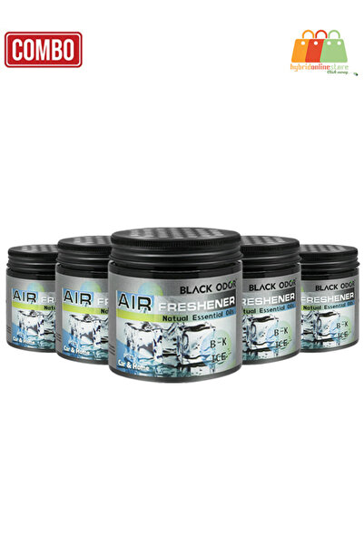 Black Odor معطر جو BO-03 B-K ICE، عبوة 180 غرام، للاستخدام في السيارة والمنزل...