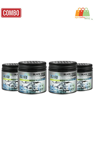 Black Odor معطر جو BO-03 B-K ICE، عبوة 180 غرام، للاستخدام في السيارة والمنزل...