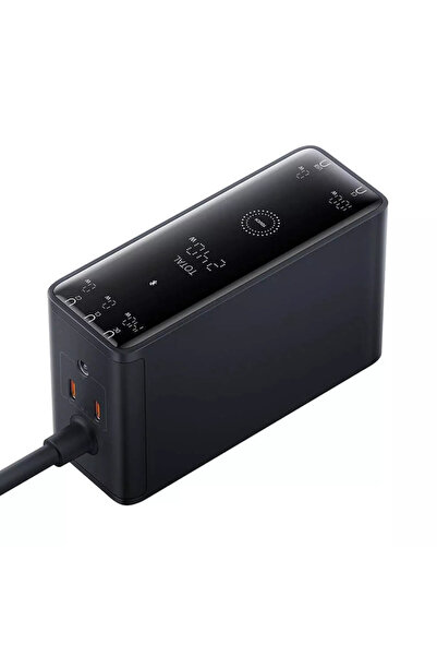 Baseus Digital GaN Intelligent Desktop Charging Station 240W 3x USB-C 1x USB ...