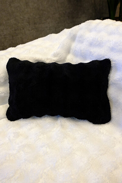 DEKOMOD Plush Puffy Decorative Rectangular Pillow Cushion Cover Fluffy Bubble...