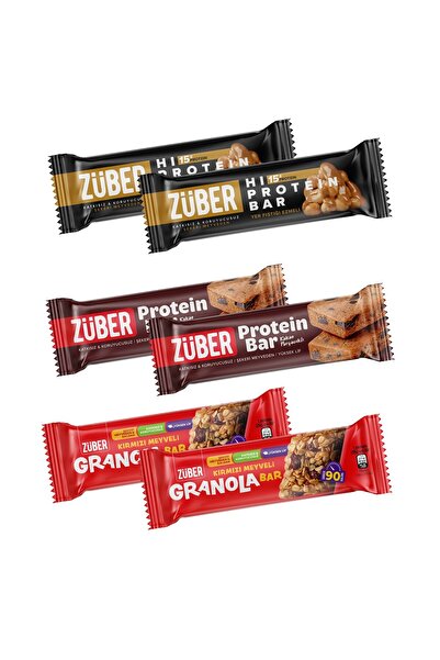 Züber حزمة مشروبات خفيفة متنوعة من 6 قطع / 3 أنواع