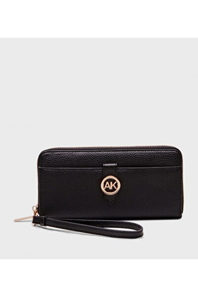 Anne Klein Logo Detail Zip-around Wallet