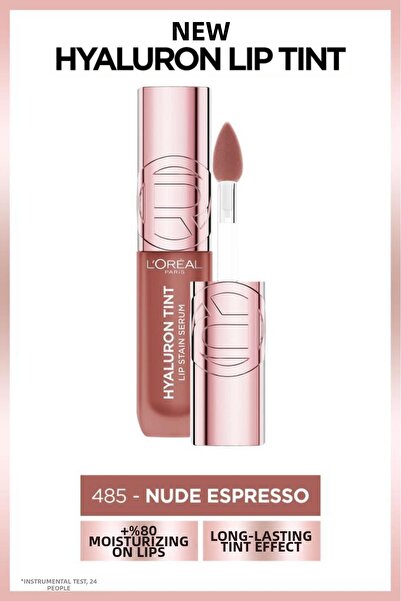L'Oreal Paris Hyaluron Lip Tint Lip Gloss - 485 Nude Espresso