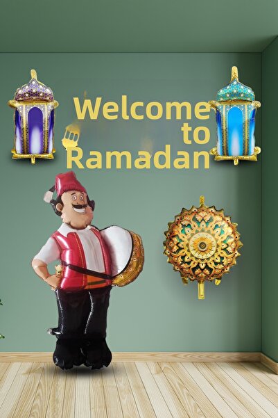 tedaks Welcome Ramadan Decoration Ramadan Drummer Oil Lamp Ornaments
