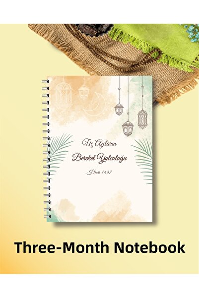 BULUT DİJİTAL Three Months Planner - Islamic Planner - Recep/Şaban/Ramazan-Wo...