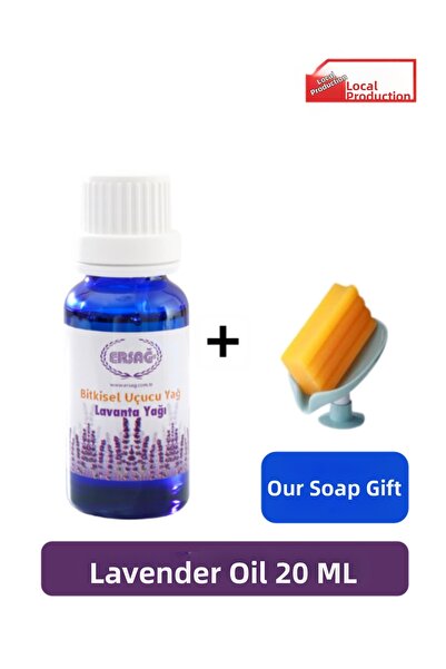 Ersağ Ersag Lavender Oil 20 ml + (Our Soap Dispenser Gift) 353-03