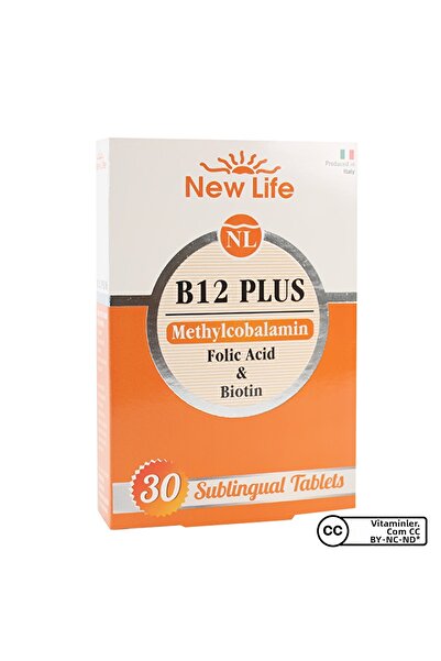 New Life B12 بلس ميثيلكوبالامين 30 قرص