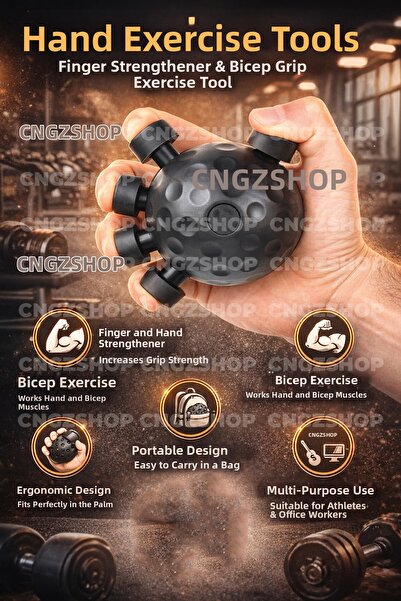 CNGZSHOP Топки за упражнения за ръце | Устройство за ръчни упражнения за укре...