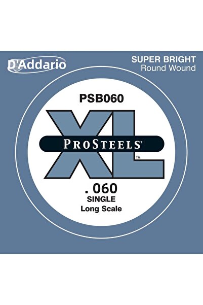 Hype Store D'Addario PSB060 وتر جيتار باص فردي، (ري)، برو ستيلز، 0.060 قياس،