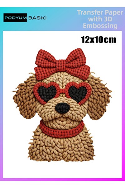 podyum baskı Iron-On Textile Dtf Printing T-Shirt Printing Dog Print with Mesh