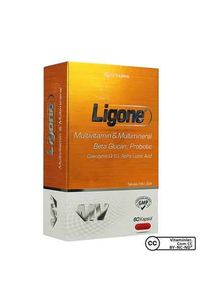 Ligone Beta-Glucan Probiotic Multivitamin 60 Capsules