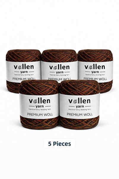 vollen yarn 5 Pcs Premium Woll 100% Wool Knitting Yarn 500 Gr – Hand Knitting...