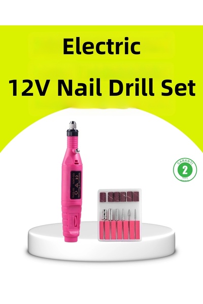 TakÇalıştır iEG ™   مجموعة أدوات تقشير الأظافر الكهربائية مع 6 رؤوس