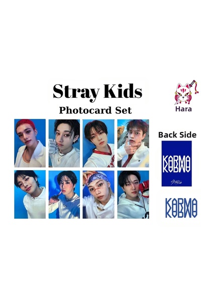 Hara Company Σετ φωτογραφικών κάρτων Stray Kids Karma Album Target Exclusive ...