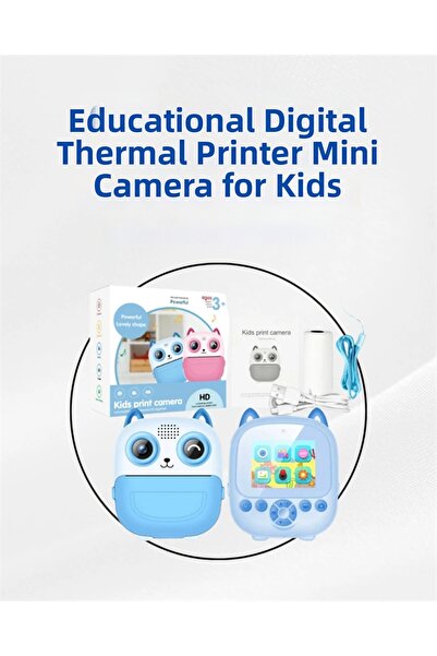 Nemere كاميرا صغيرة مزودة بطابعة رقمية حراري – تقنية تصوير الفيديو عالي الدقة...