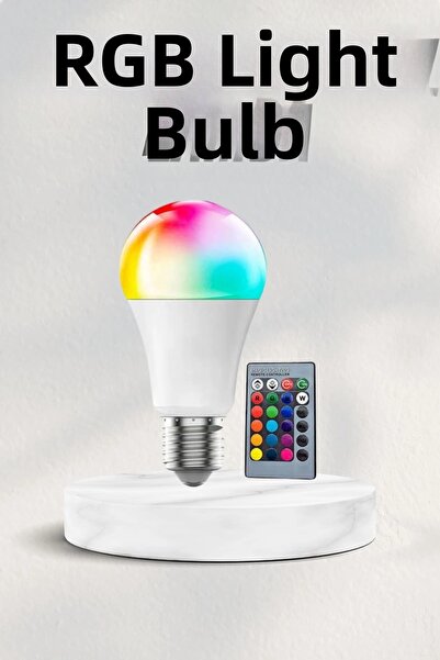 Epilons لمبة LED ذكية RGB LED لمبة إضاءة متغيرة الألوان يتم التحكم فيها عن بعد