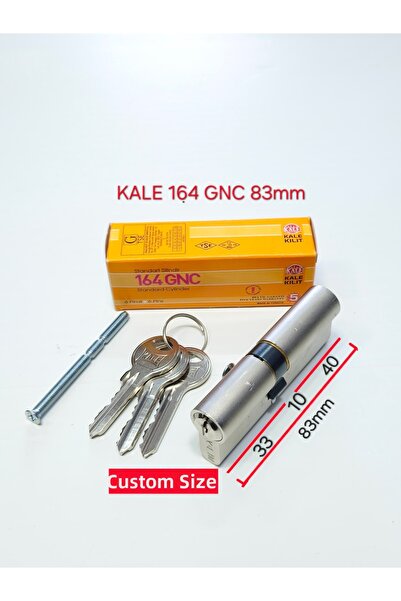 Kale Kilit قفل باب كالي 164GNC مع أسطوانة 83 مم 33/10/40 بقياس خاص