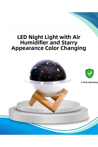 Epilons مرطب هواء صغير محمول وموزع روائح عطرية مع ضوء جهاز عرض متصل بمنفذ USB