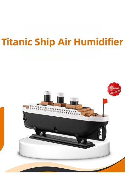 Epilons Decorative Ship Design Air Humidifier Diffuser with 7 Colors Ambient ...