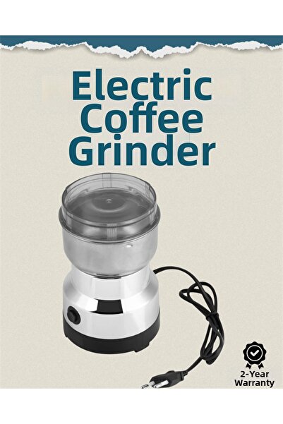 Epilons Compact Electric Coffee and Spice Grinder |   14500 Speed, Transparen...