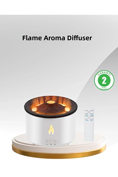 CT STONES Διαχυτής αρωματοθεραπείας με εφέ φλόγας – Δοχείο νερού 360 ml, αθόρ...