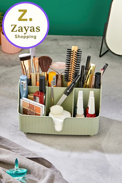 Zayas Shopping منظم مكياج متعدد الأغراض من فيفا - منظم للمجوهرات وأقلام الرصا...