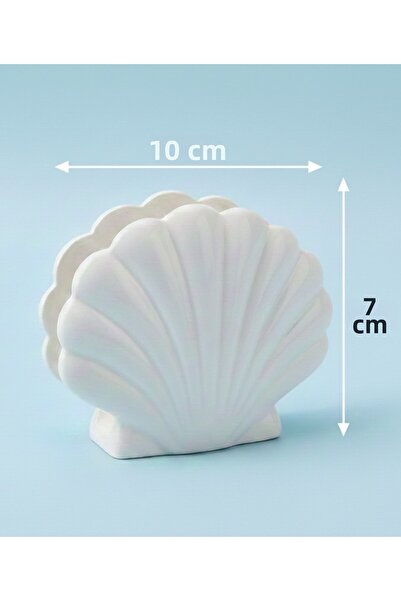 3D Oyster Shell Patterned Napkin Holder