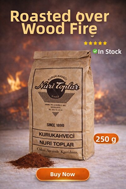 Nuri Toplar 250 g Daily Fresh Shot Turkish Coffee 250 g