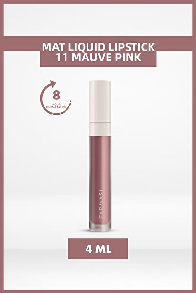 Farmasi Long-Lasting Velvety Texture Matte Liquid Lipstick |   11 Mauve Pink