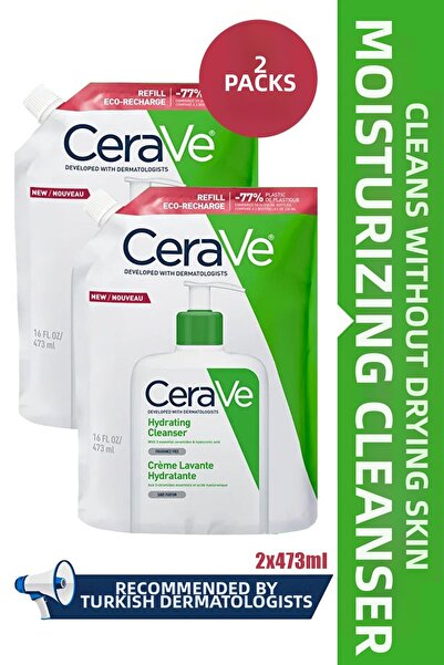 CeraVe Hydrating Cleanser Special for Normal and Dry Skin Facial and Body Moi...